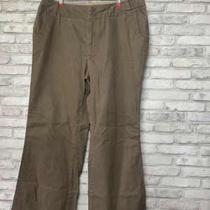 a.n.a. Brown Trousers Pants Womens 16W A New Approach ANA